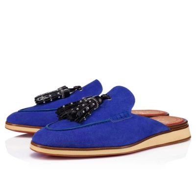Alpargatas Roc X Tass Christian Louboutin Hombre - Azules - 1200520B026